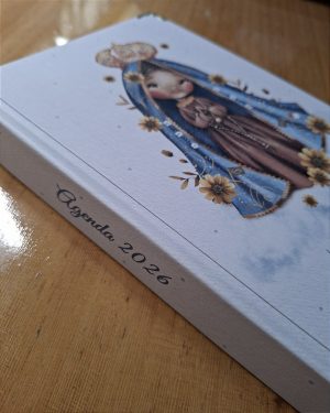 Agenda folhas costuradas